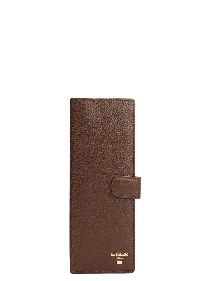 Da Milano Leather Card Holder for Men & for Women - Brown (10133B) - Image 1